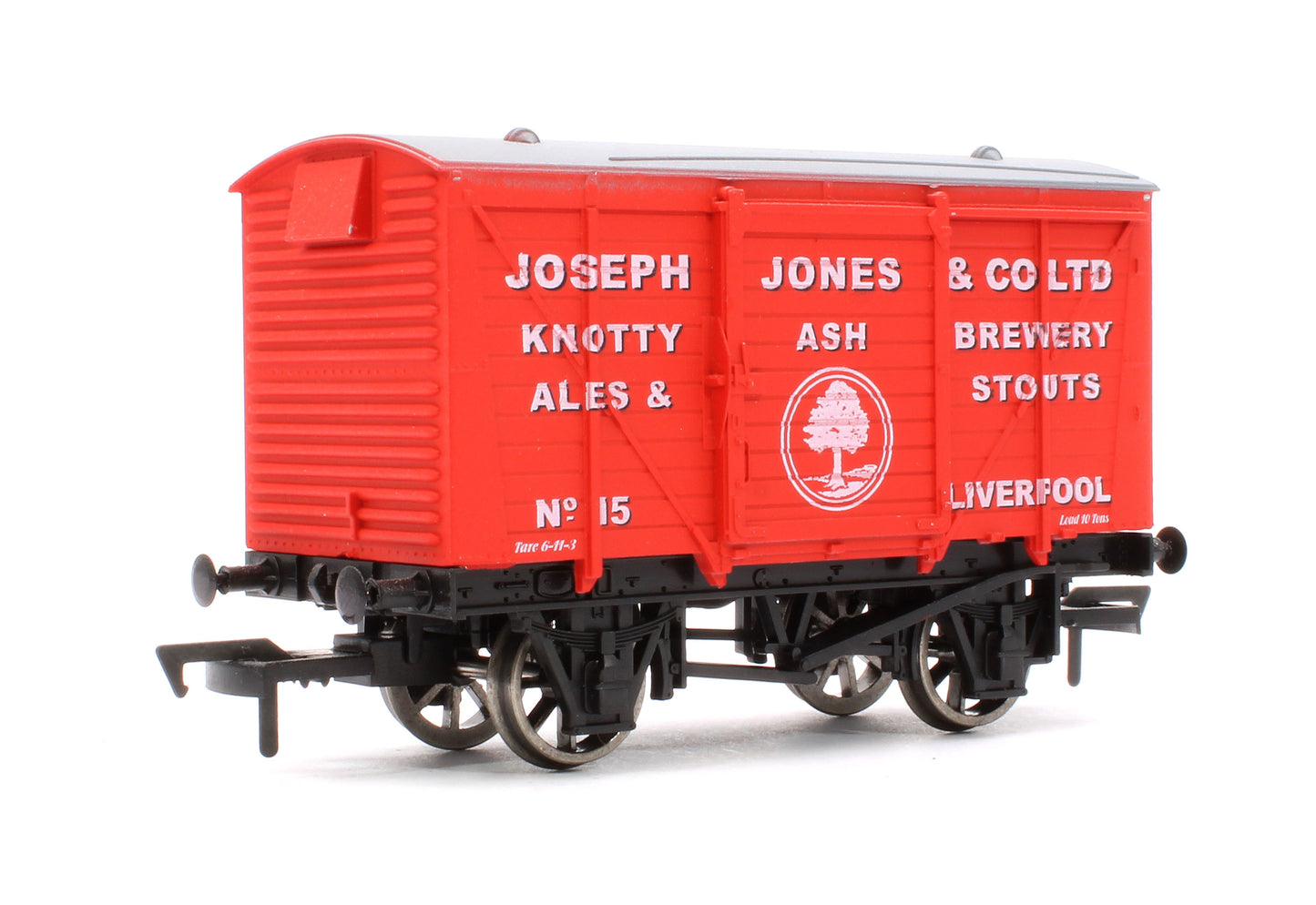 JJC Pre-Owned 10T No.15 Vent Van 'Joseph Jones & Co Ltd, Knotty Ash Brewery - Liverpool' (Limited Edition for Burnham & District MRC)