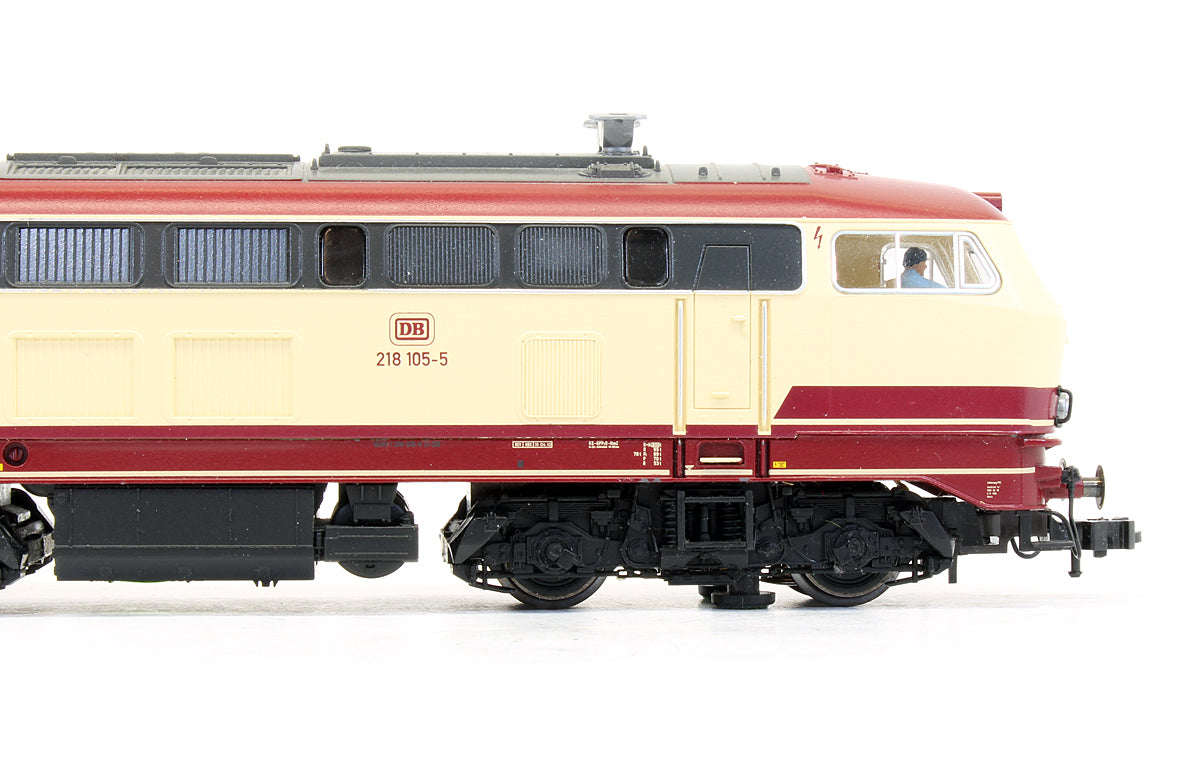 Pre-Owned DB BR 218 105-5 Track Cleaning Diesel Locomotive