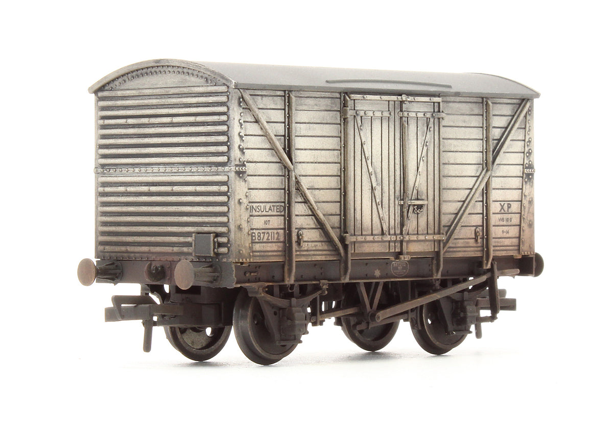 Pre-Owned 10 Ton BR Insulated Van White 'B 872112' - Custom Weathered