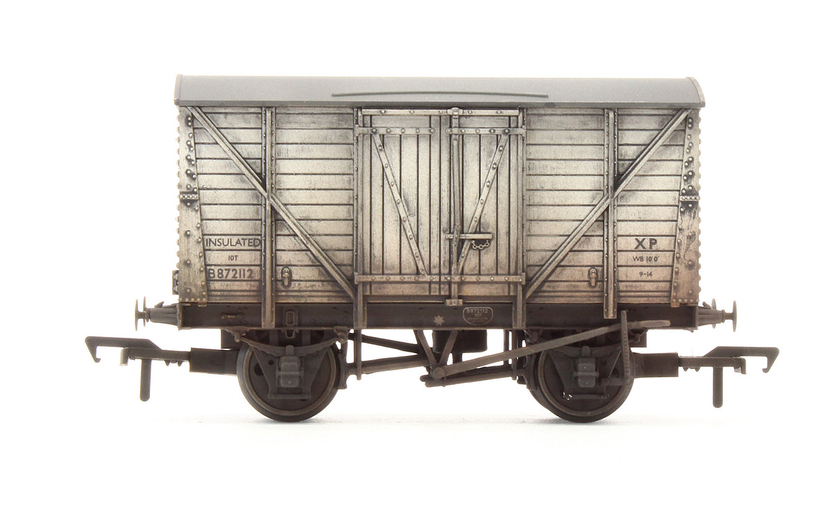 Pre-Owned 10 Ton BR Insulated Van White 'B 872112' - Custom Weathered