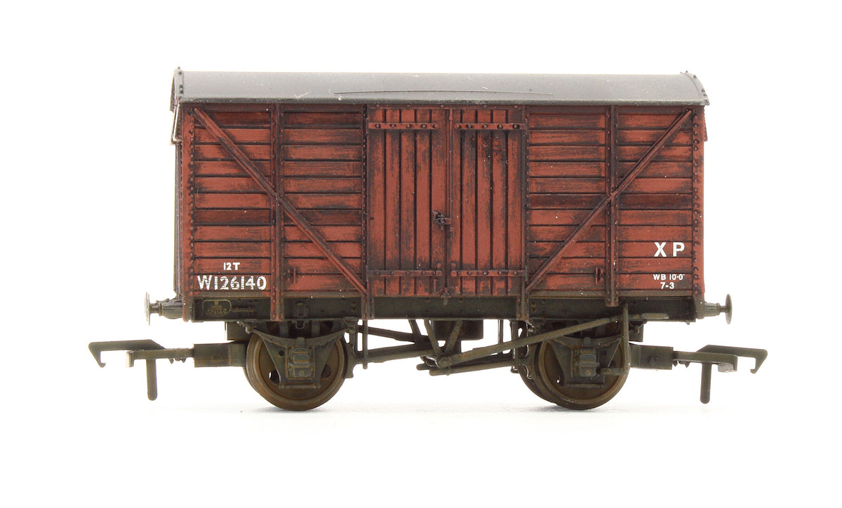 Pre-Owned 12 Ton Ventilated Van BR Bauxite 'W126140' - Custom Weathered
