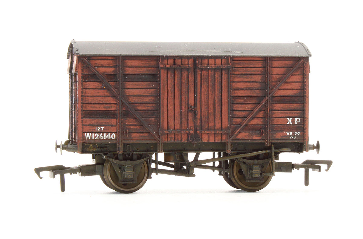 Pre-Owned 12 Ton Ventilated Van BR Bauxite 'W126140' - Custom Weathered