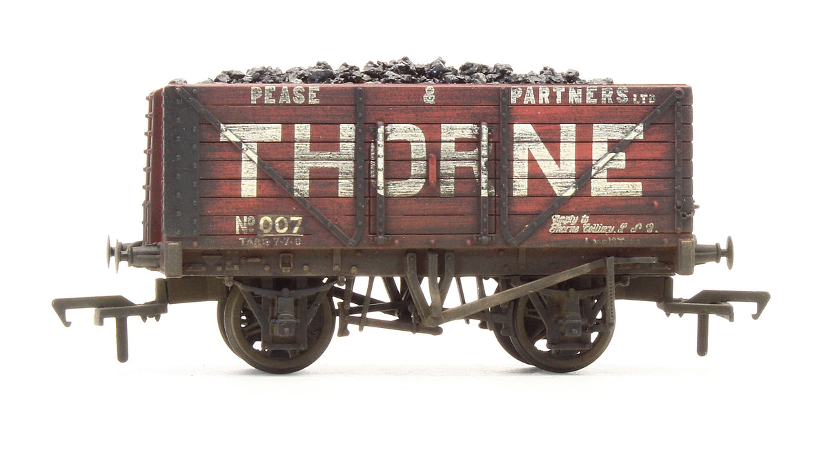 Pre-Owned 8 Plank End Door Wagon 'Pease & Partners' - Custom Weathered