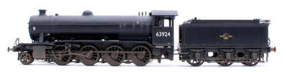 Custom Weathered Class O2/4 'Tango' BR Early Emblem Black No.63924 (LNER Cab/GN Tender) Steam Locomotive