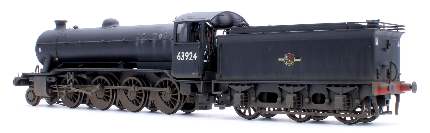 Custom Weathered Class O2/4 'Tango' BR Early Emblem Black No.63924 (LNER Cab/GN Tender) Steam Locomotive
