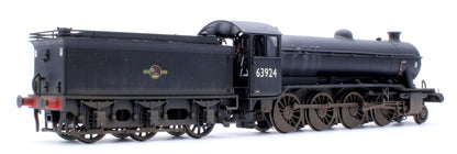 Custom Weathered Class O2/4 'Tango' BR Early Emblem Black No.63924 (LNER Cab/GN Tender) Steam Locomotive