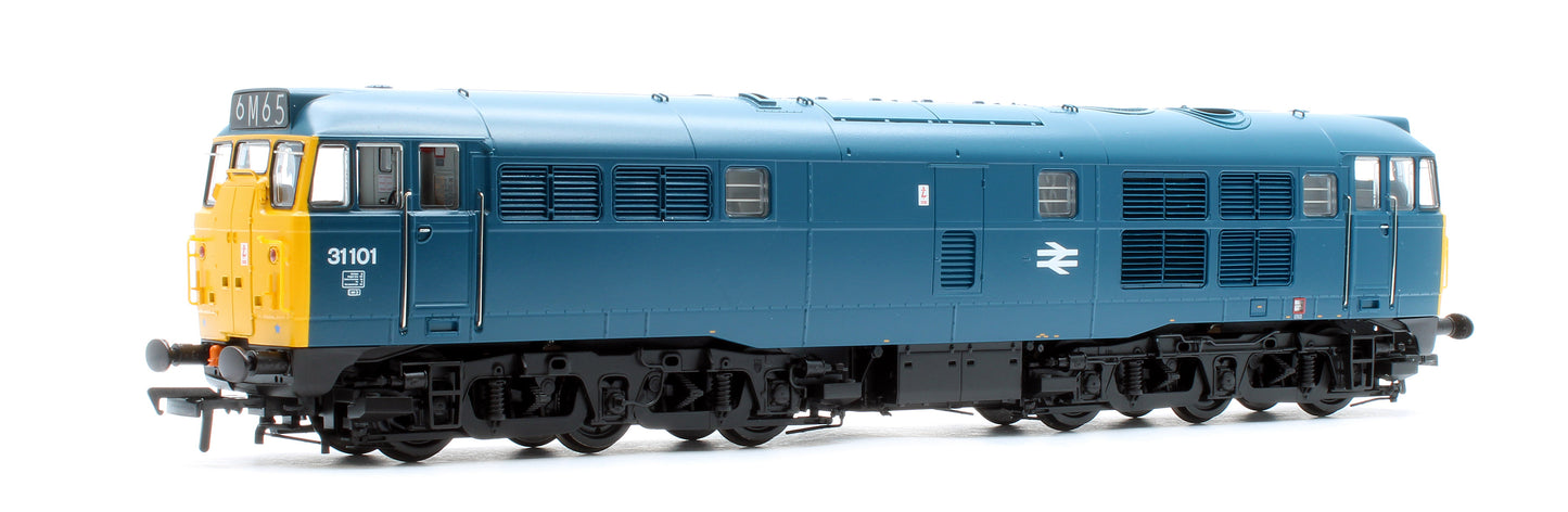 Class 31/1 31101 BR Blue Diesel Locomotive - DCC Sound Deluxe