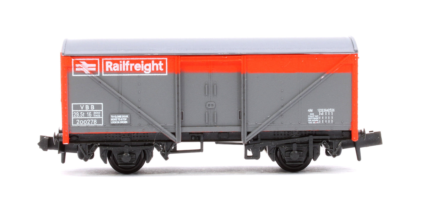 Pre-Owned NR12R Railfreight Van, BR red/grey, 15ft Wheelbase