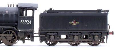Custom Weathered Class O2/4 'Tango' BR Early Emblem Black No.63924 (LNER Cab/GN Tender) Steam Locomotive