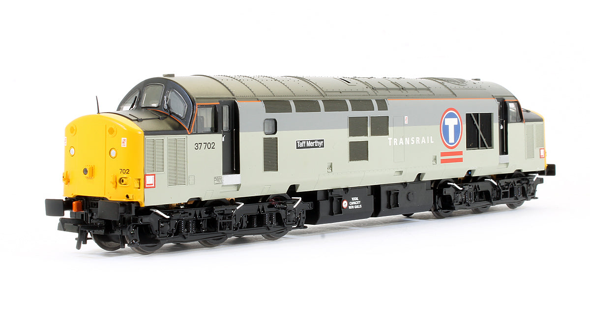 Pre-Owned Class 37/7 Twin Pack Class 37702 'Taff Merthyr' Transrail & Class 37798 Mainline Blue (Special Edition)