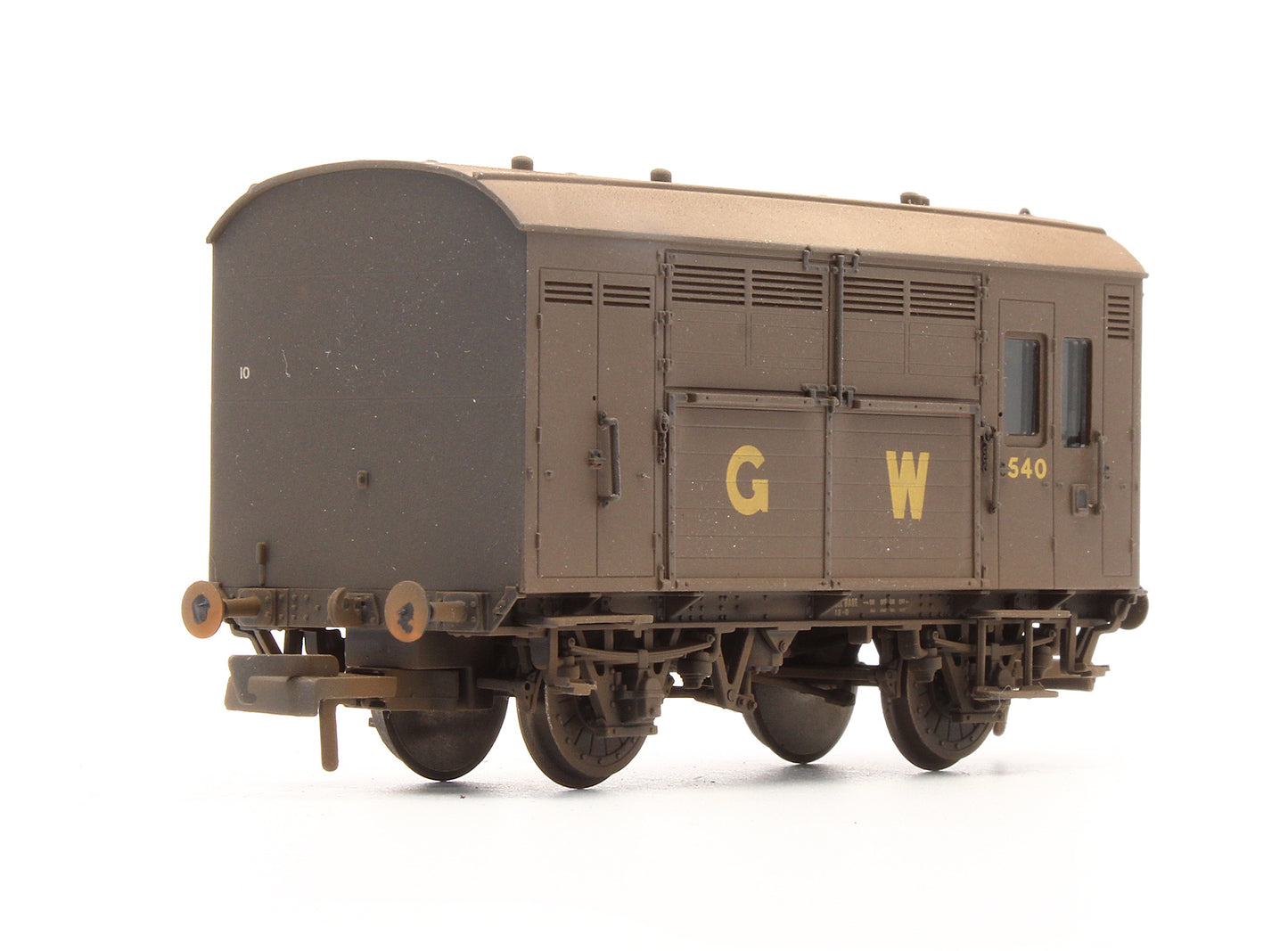 Pre-Owned R6972 GWR Horse Box Wagon No.540 - Custom Weathered
