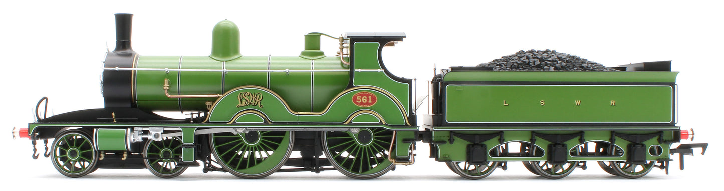 E85019 LSWR Adams T3 561 LSWR Adams Green Steam Locomotive