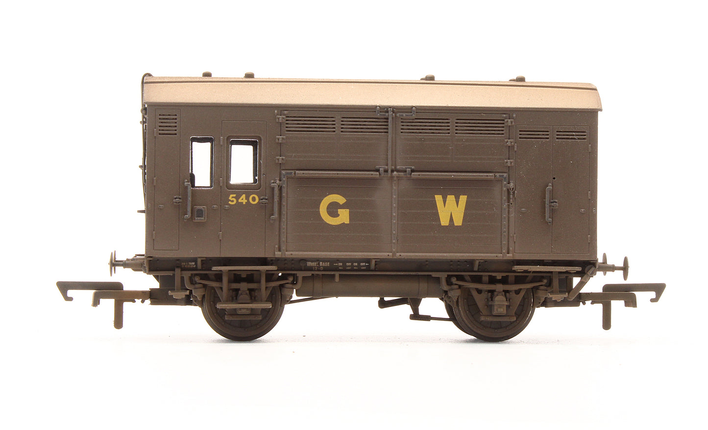 Pre-Owned R6972 GWR Horse Box Wagon No.540 - Custom Weathered