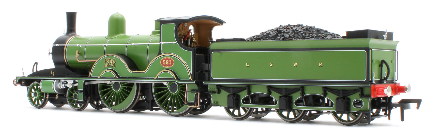 E85019 LSWR Adams T3 561 LSWR Adams Green Steam Locomotive
