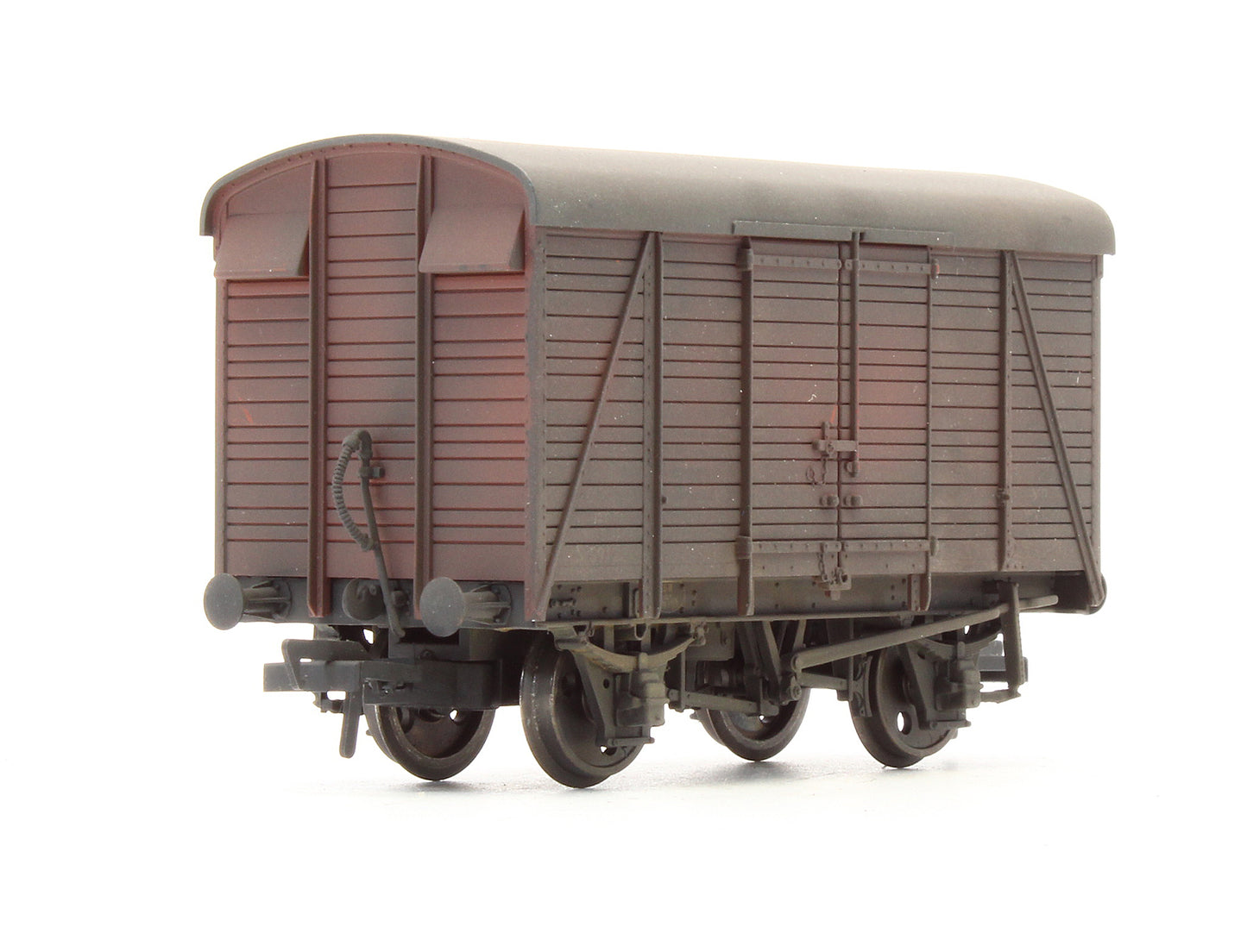Pre-Owned 12 Ton Southern 2+2 Planked Vent Van BR (S) Bauxite - Custom Weathered