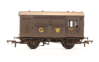 Pre-Owned R6972 GWR Horse Box Wagon No.540 - Custom Weathered