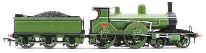 E85019 LSWR Adams T3 561 LSWR Adams Green Steam Locomotive