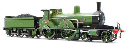 E85019 LSWR Adams T3 561 LSWR Adams Green Steam Locomotive