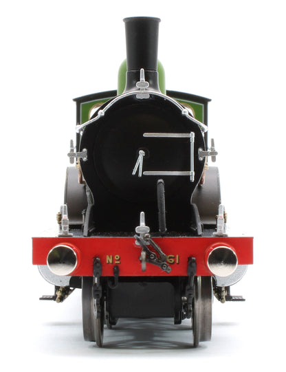 E85019 LSWR Adams T3 561 LSWR Adams Green Steam Locomotive