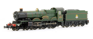 Pre-Owned Castle Class 5041 'Tiverton Castle' BR Green Early Emblem Steam Locomotive (DCC Fitted)