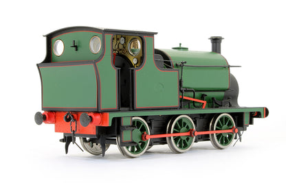 Pre-Owned Hudswell Clarke Forest Green Lined Red / Black Steam Locomotive