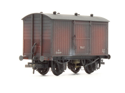 Pre-Owned 12 Ton BR Bauxite (Early) Ventilated Fruit Van No.E22599 - Custom Weathered
