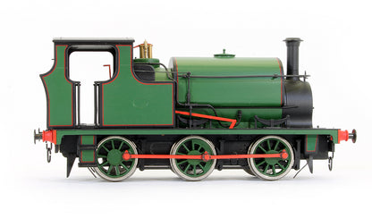 Pre-Owned Hudswell Clarke Forest Green Lined Red / Black Steam Locomotive