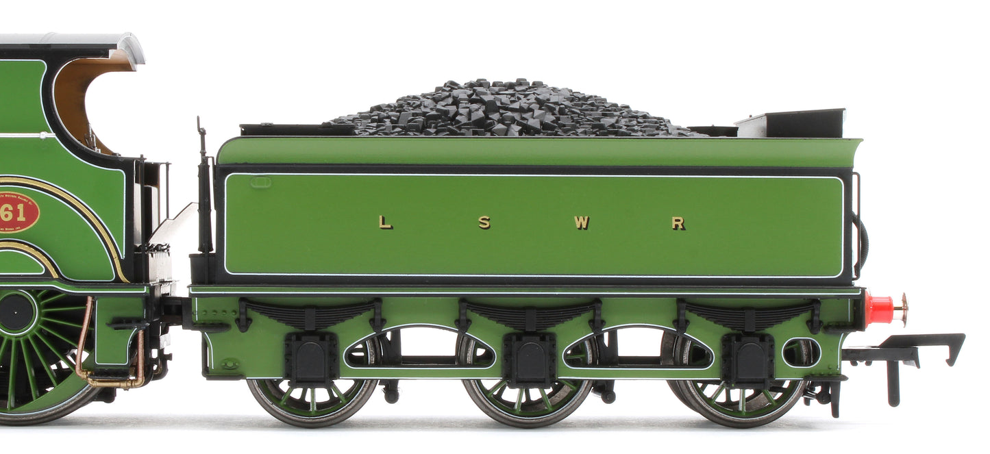 E85019 LSWR Adams T3 561 LSWR Adams Green Steam Locomotive