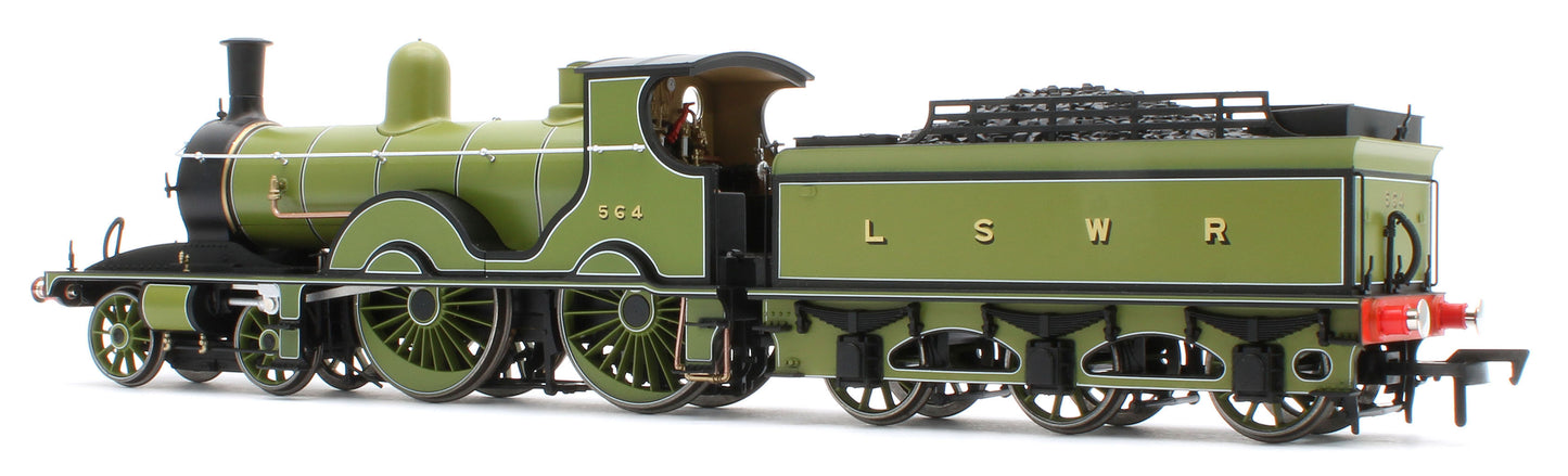 E85023 LSWR Adams T3 564 LSWR Urie Green Steam Locomotive
