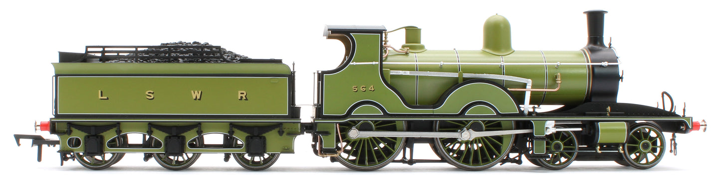 E85023 LSWR Adams T3 564 LSWR Urie Green Steam Locomotive