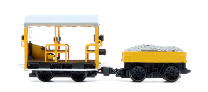 Pre-Owned 32-993A Wickham Type 27 Trolley Car BR Departmental Yellow (Wasp Stripes)