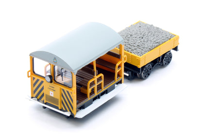 Wickham Type 27 Trolley Car BR Departmental Yellow (Wasp Stripes)