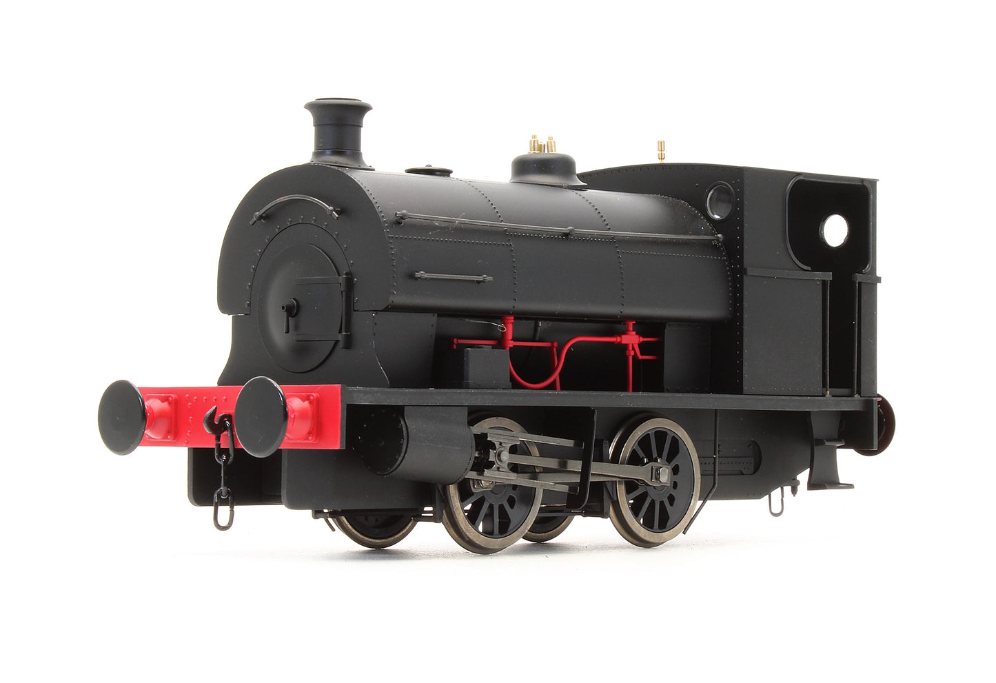 Pre-Owned Peckett E Class 0-4-0 Saddle Tank Plain Black Steam Locomotive