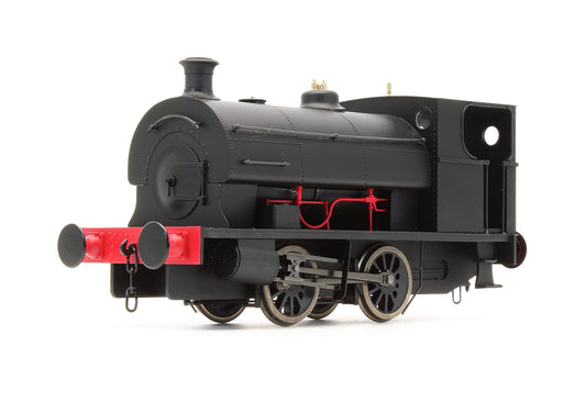 Pre-Owned Peckett E Class 0-4-0 Saddle Tank Plain Black Steam Locomotive