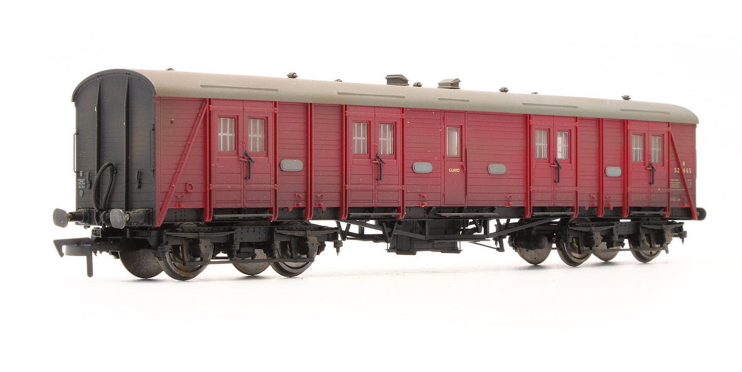 Pre-Owned R4586 BR Bogie Passenger Brake Van 'S 266 S' - Custom Weathered