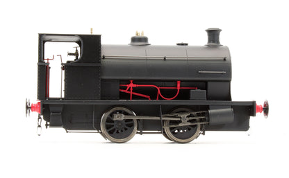 Pre-Owned Peckett E Class 0-4-0 Saddle Tank Plain Black Steam Locomotive