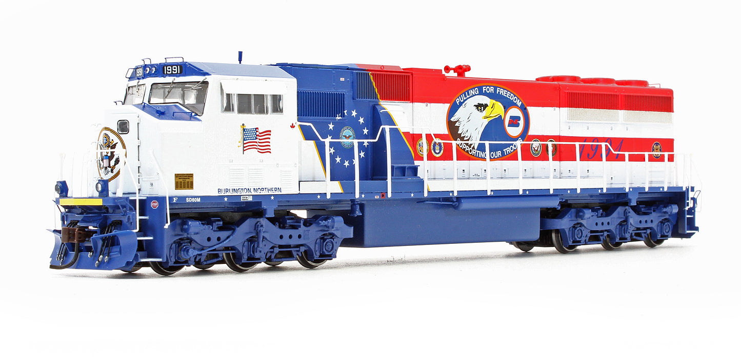 Pre-Owned Burlington Northern SD60M - 1991 Desert Storm Diesel Locomotive