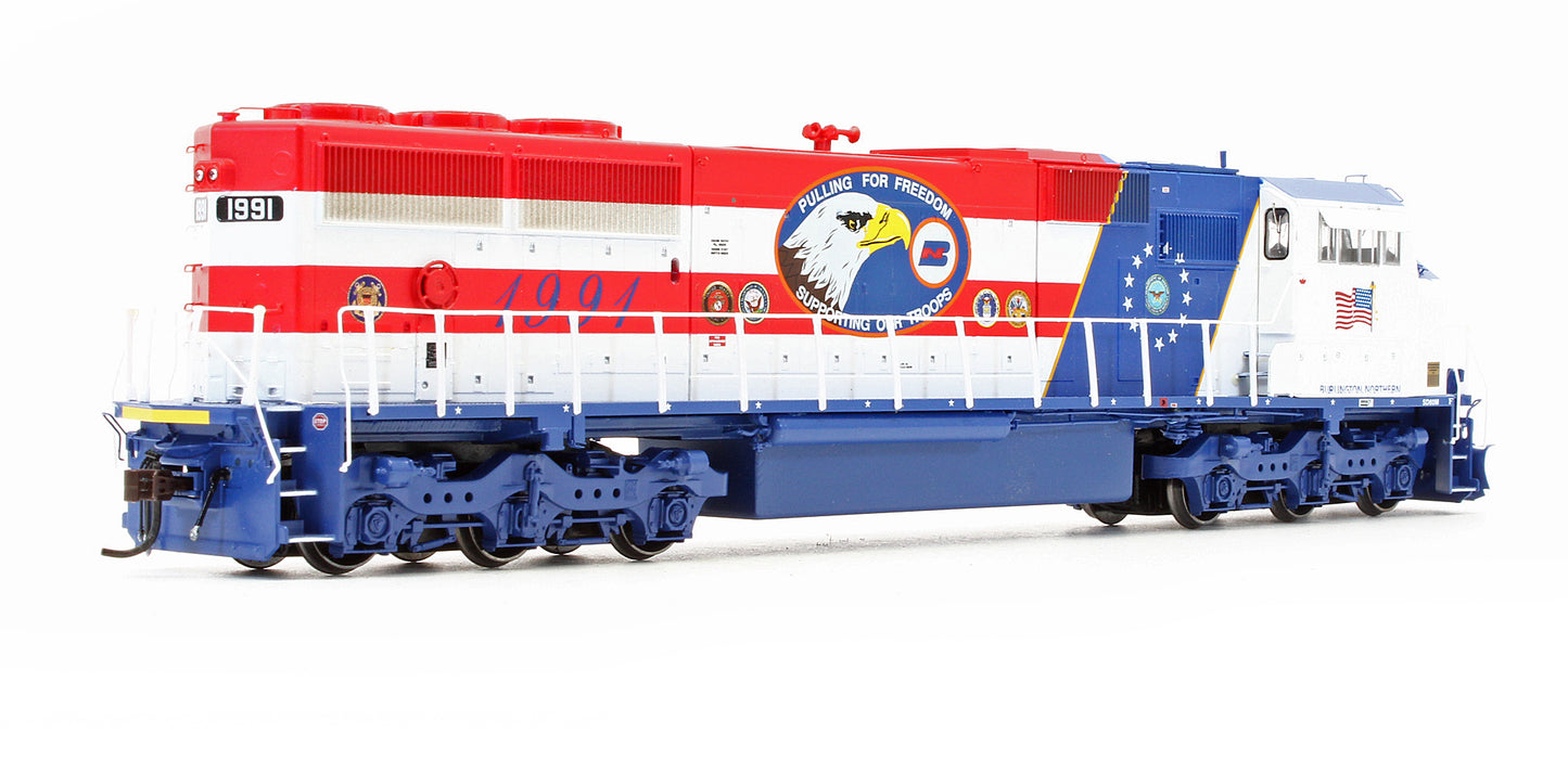 Pre-Owned Burlington Northern SD60M - 1991 Desert Storm Diesel Locomotive