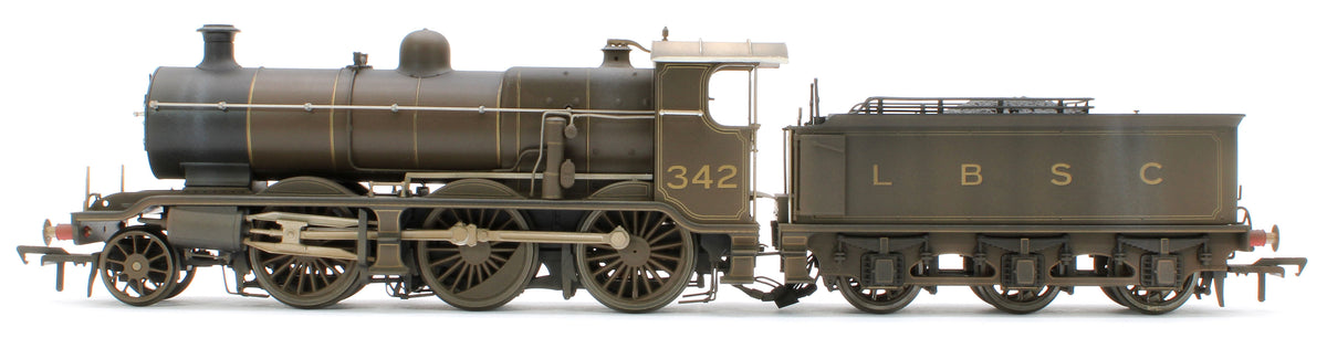 Bespoke Weathered S4102-02 LB&SCR K Class 2-6-0 LBSC Umber Brown No.342 Steam Locomotive