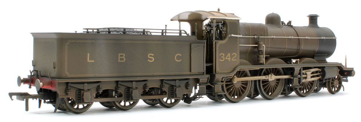Bespoke Weathered S4102-02 LB&SCR K Class 2-6-0 LBSC Umber Brown No.342 Steam Locomotive