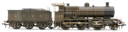 Bespoke Weathered S4102-02 LB&SCR K Class 2-6-0 LBSC Umber Brown No.342 Steam Locomotive