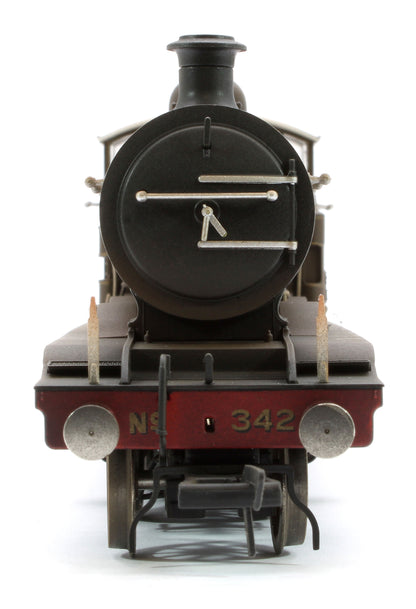 Bespoke Weathered S4102-02 LB&SCR K Class 2-6-0 LBSC Umber Brown No.342 Steam Locomotive