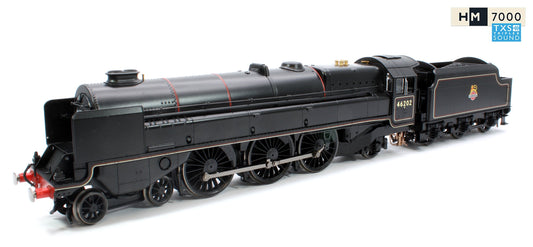 Pre-Owned Princess Royal Class 'The Turbomotive' 4-6-2 BR Black Early Emblem 46202 Steam Locomotive - DCC Sound Fitted