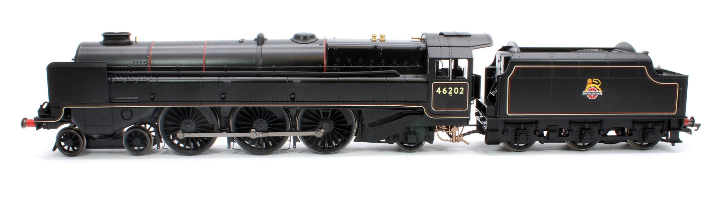 Pre-Owned Princess Royal Class 'The Turbomotive' 4-6-2 BR Black Early Emblem 46202 Steam Locomotive - DCC Sound Fitted