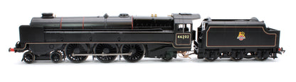 Princess Royal Class 'The Turbomotive' 4-6-2 BR Black Early Emblem 46202 Steam Locomotive - DCC Sound Fitted