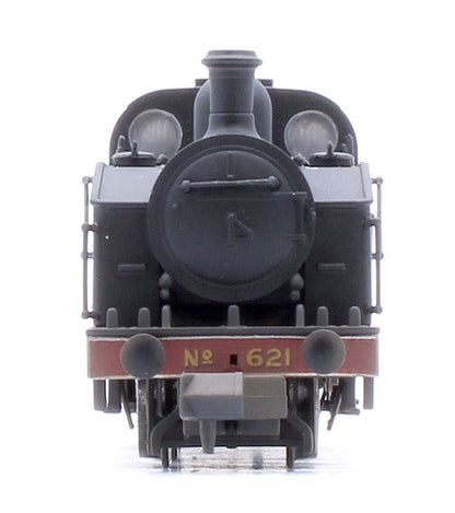 Custom Weathered Class J50 LNER Black (Unlined) 0-6-0 Tank Locomotive No.621