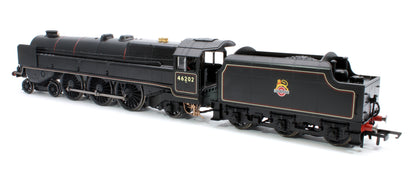 Princess Royal Class 'The Turbomotive' 4-6-2 BR Black Early Emblem 46202 Steam Locomotive - DCC Sound Fitted