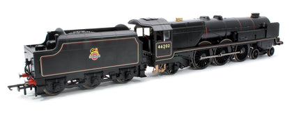Pre-Owned Princess Royal Class 'The Turbomotive' 4-6-2 BR Black Early Emblem 46202 Steam Locomotive - DCC Sound Fitted