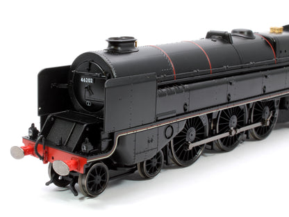 Princess Royal Class 'The Turbomotive' 4-6-2 BR Black Early Emblem 46202 Steam Locomotive - DCC Sound Fitted