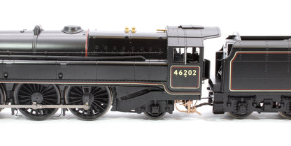 Pre-Owned Princess Royal Class 'The Turbomotive' 4-6-2 BR Black Early Emblem 46202 Steam Locomotive - DCC Sound Fitted